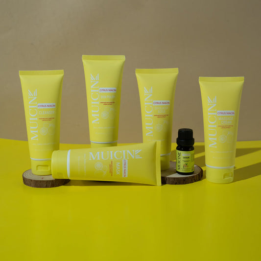 Citron Niacin Glow & Blow Facial Kit